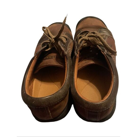 KEEN Mens Chocolate Brown Leather Austin Casual Oxford Shoes Size 10 main image 7